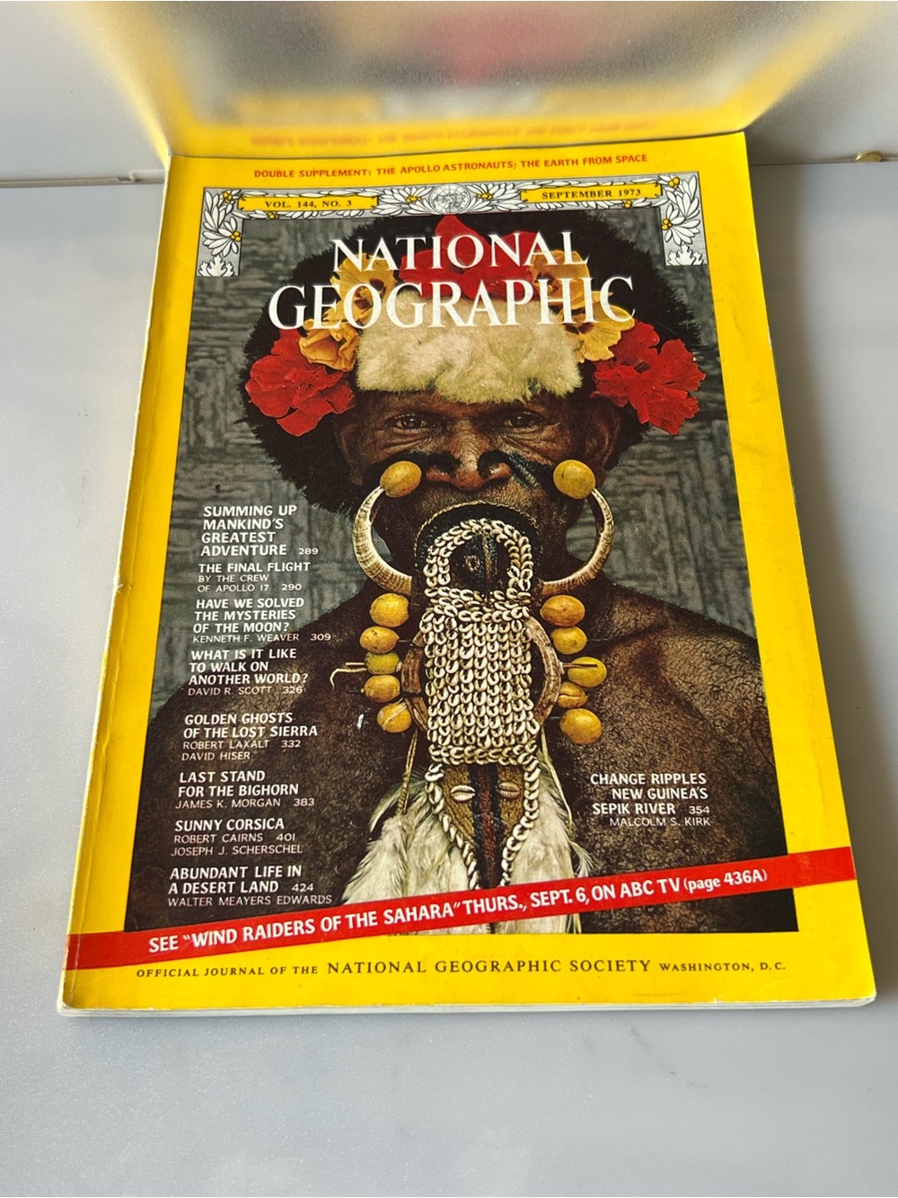 September 1973 issue of National Geographic Magazine